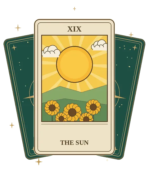 The Sun, an example from the deck